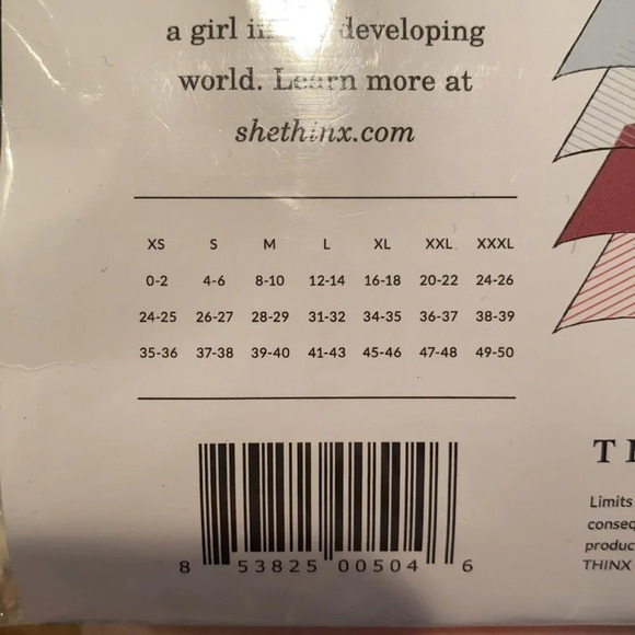 NIP Thinx Black XL Hiphugger Period Underwear - Picture 6 of 7